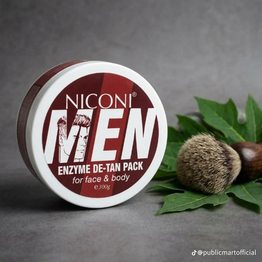 Niconi Men Enzyme De-Tan Pack For Face & Body