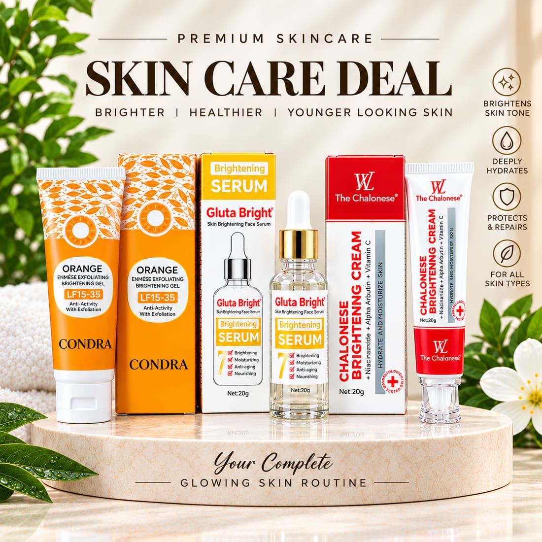 Full Skin Care Deal || Bundle of 3 Products