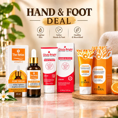 Gluta White Hand & Foot Deal || 3 in 1 Deal