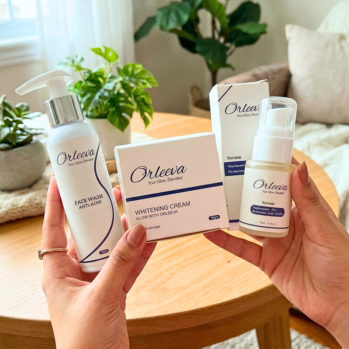 Serum, Facewash & Night Cream