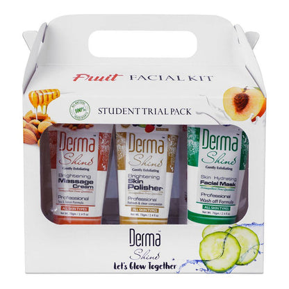 Derma Shine Fruit Facial Kit (Pack of 6)