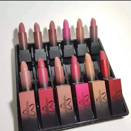 Huda Beauty Matte Lipstick Set (12 Pcs) Regular priceRs.3,000.00 PKR Sale