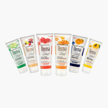 Derma Shine Fruit Facial Kit (Pack of 6)